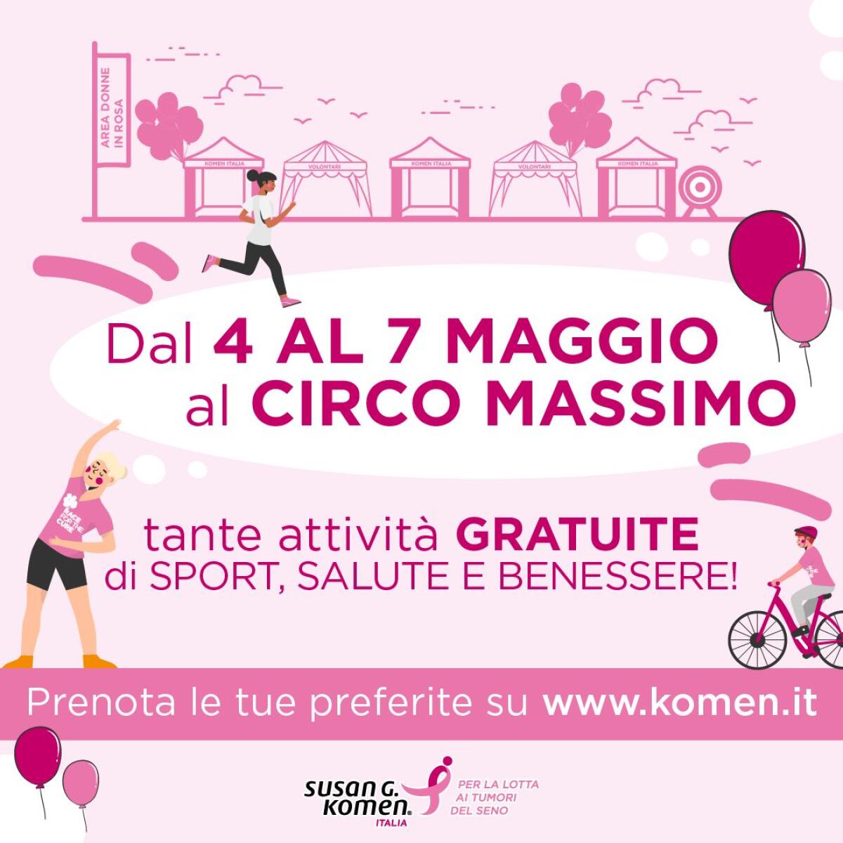 Circo Massimo. Al via la  24^ edizione della “Race for the Cure” - 