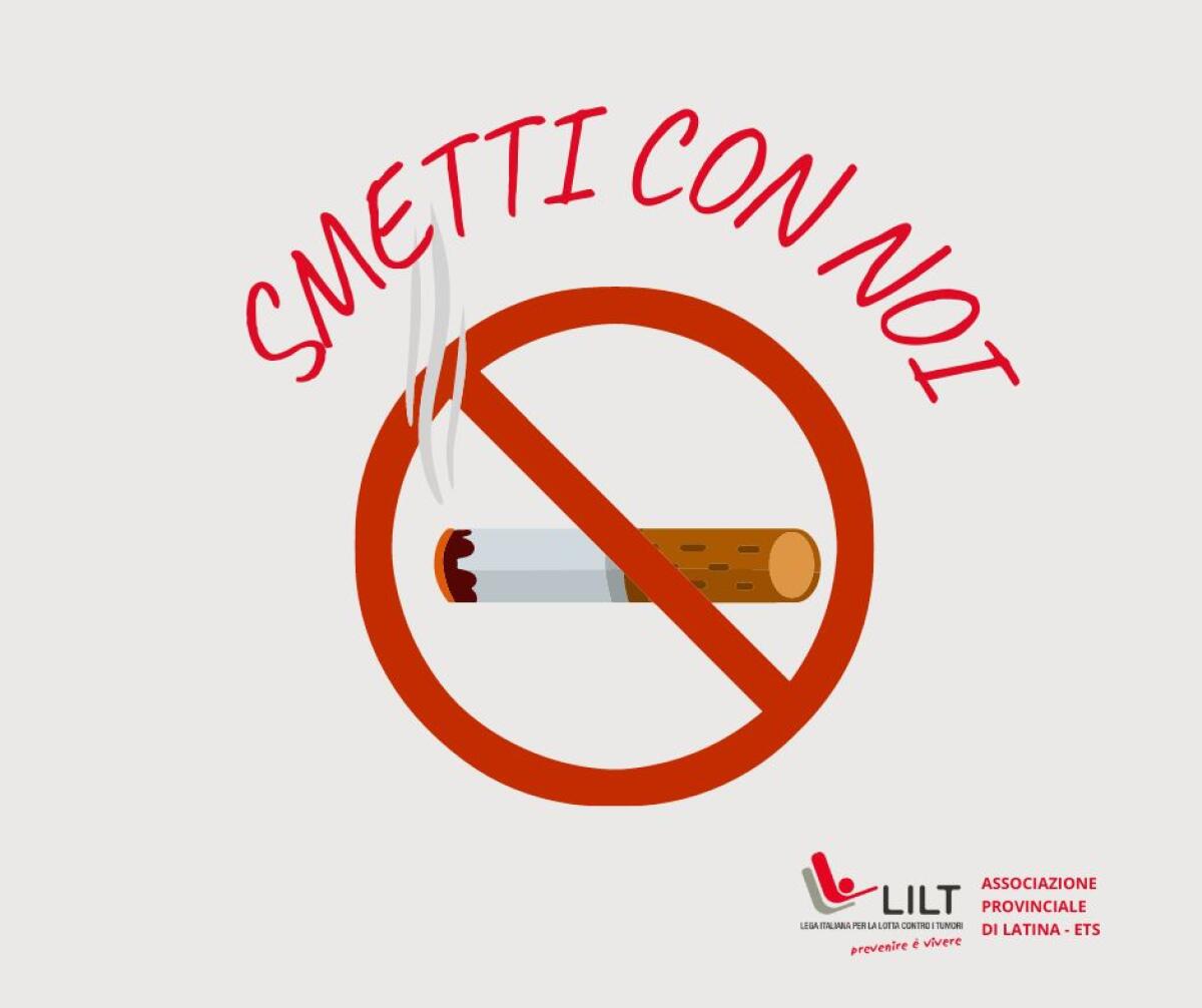 Giornata Mondiale Senza Tabacco, Lilt Latina: la dipendenza da Tabacco rappresenta una “malattia cronica recidivante” - 