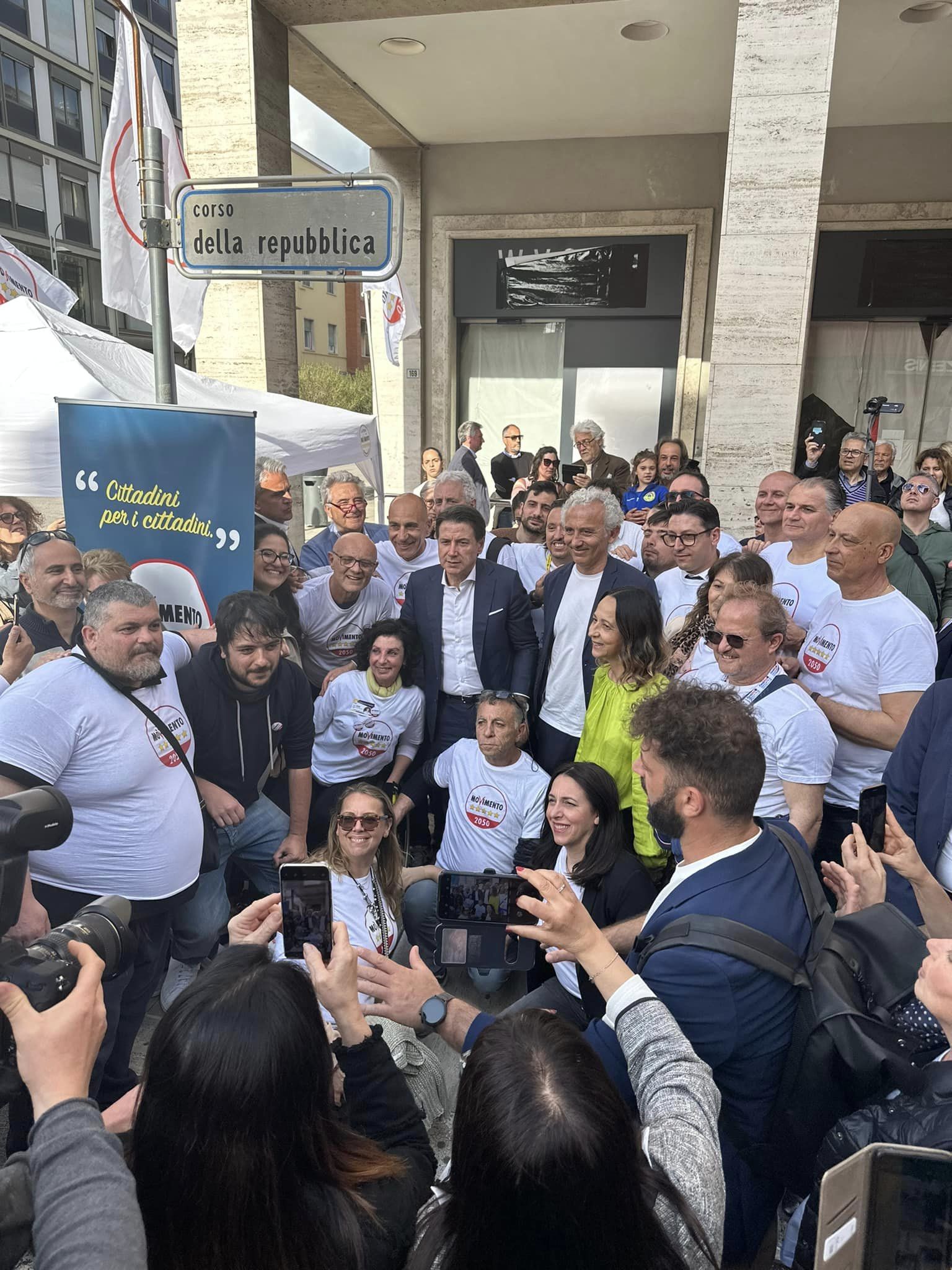 Giuseppe Conte e Damiano Coletta