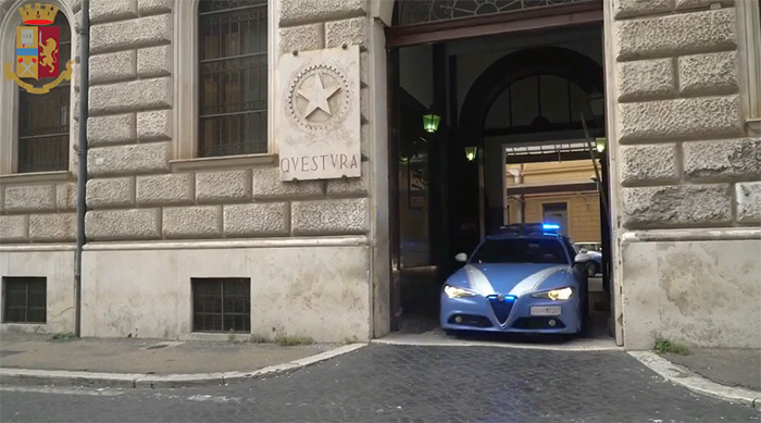 la Questura di Roma
