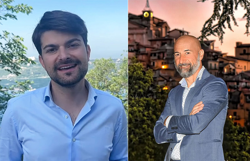 Francesco De Santis e Massimiliano Calcagni al ballottaggio a Rocca di Papa