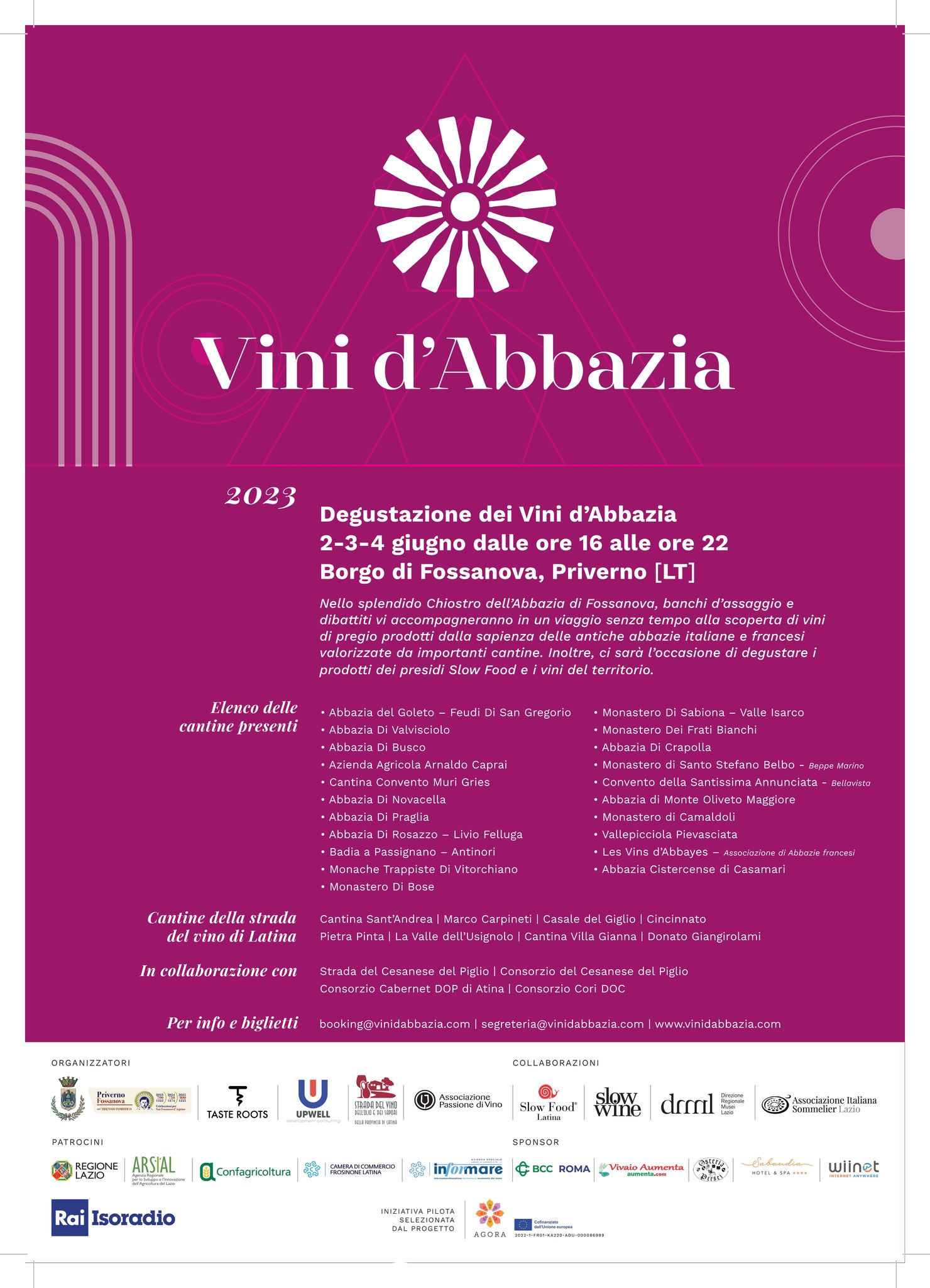 la locandina dell'Evento