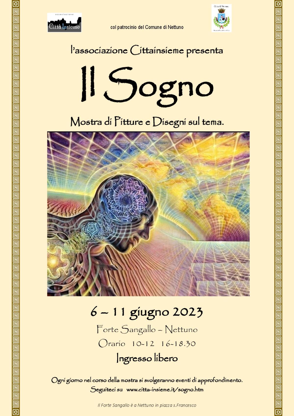 Pitture e disegni sul “Sogno” in mostra al Forte Sangallo di Nettuno. - 