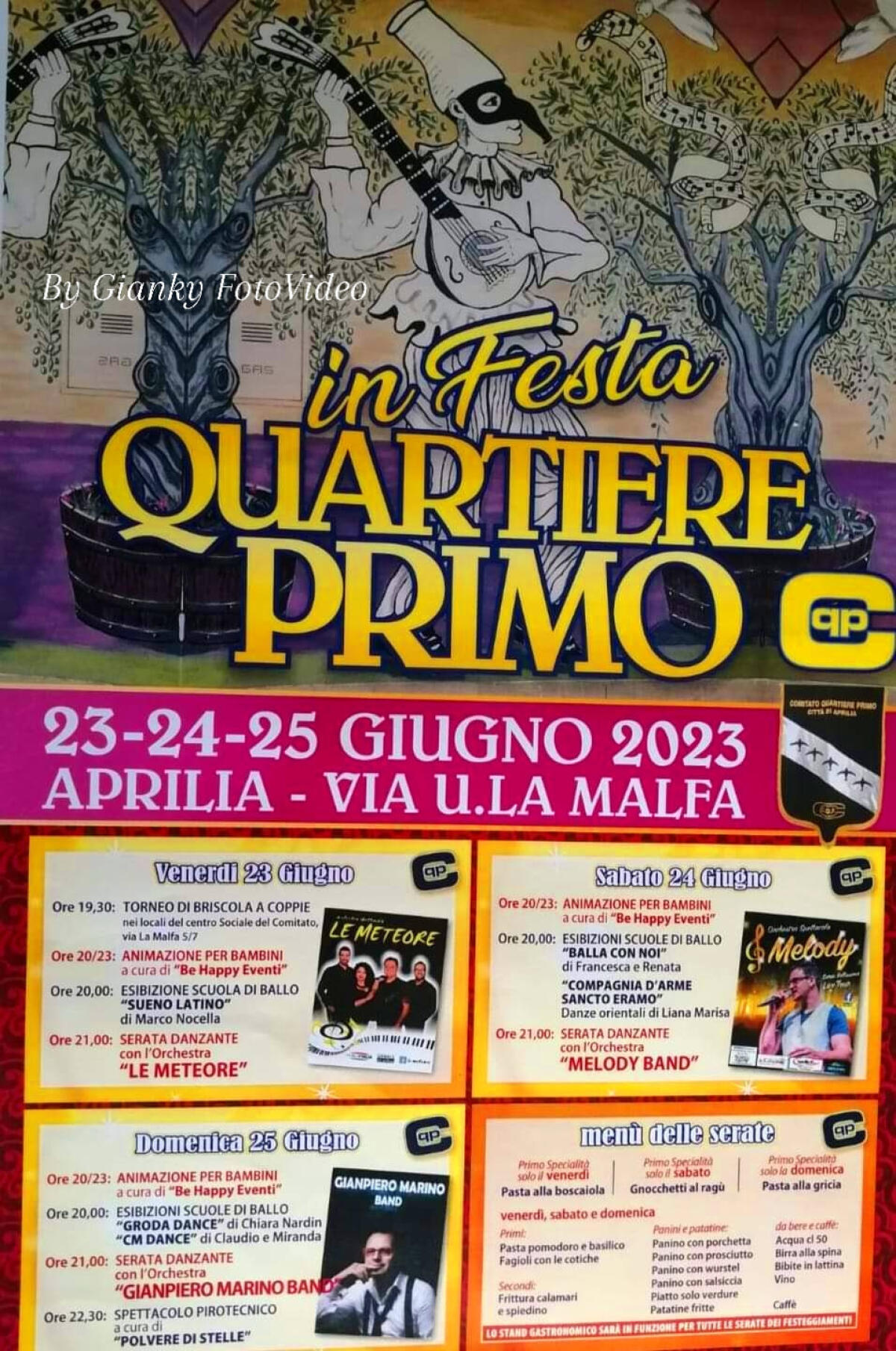Al via la Festa del Quartiere Primo ad Aprilia - 
