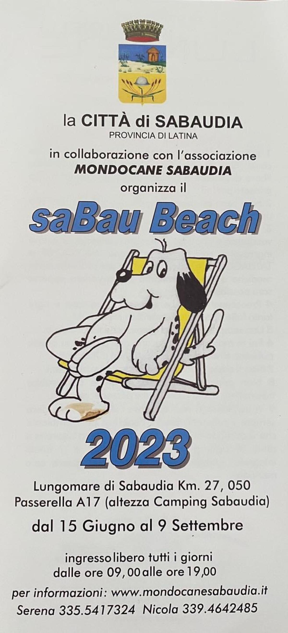 SaBau Beach, la spiaggia attrezzata per cani, riapre a Sabaudia - 