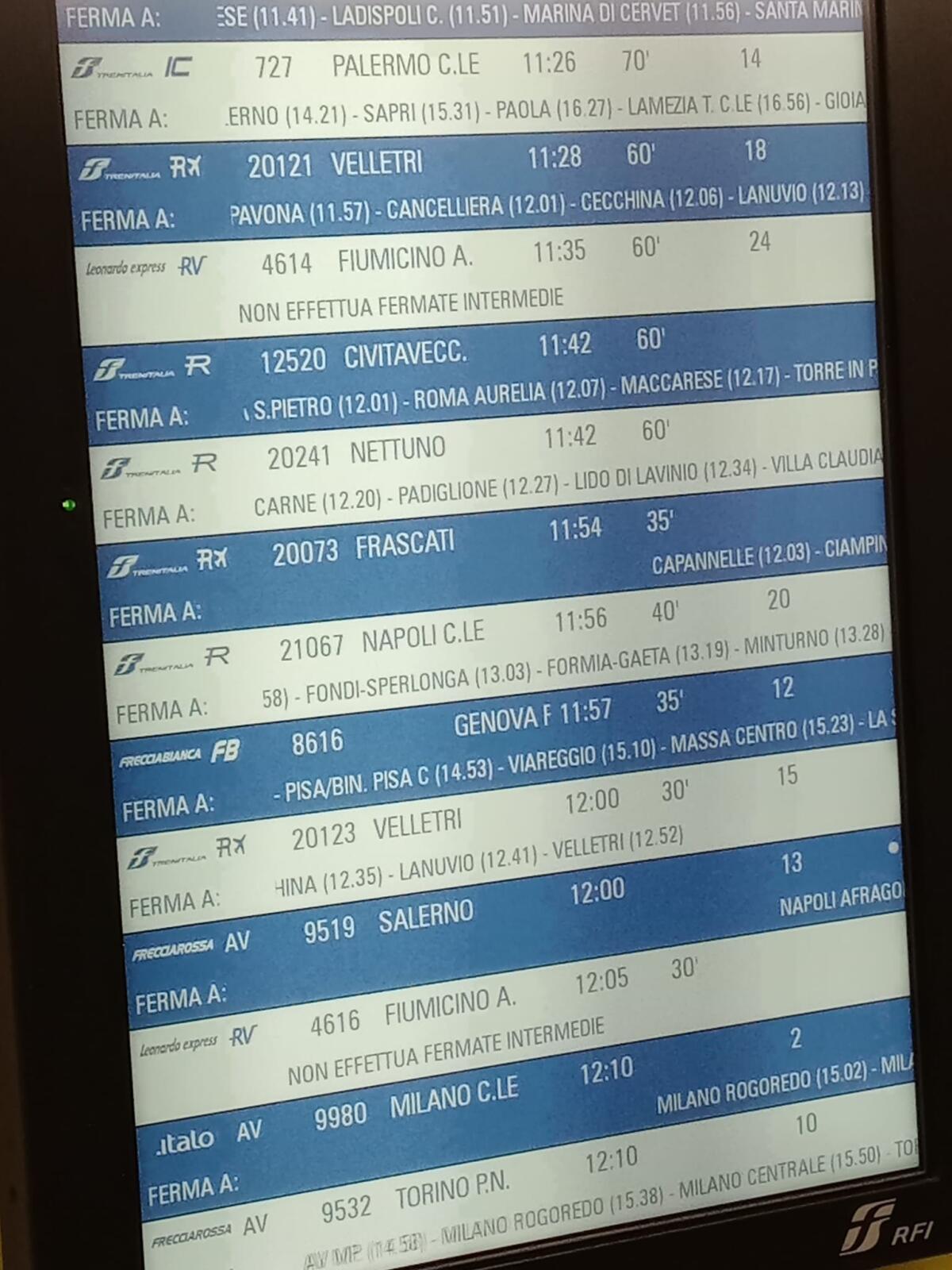 Guasto alla linea elettrica, treni nel caos da questa mattina: disagi sulla Roma-Nettuno e sulla Roma-Formia - 