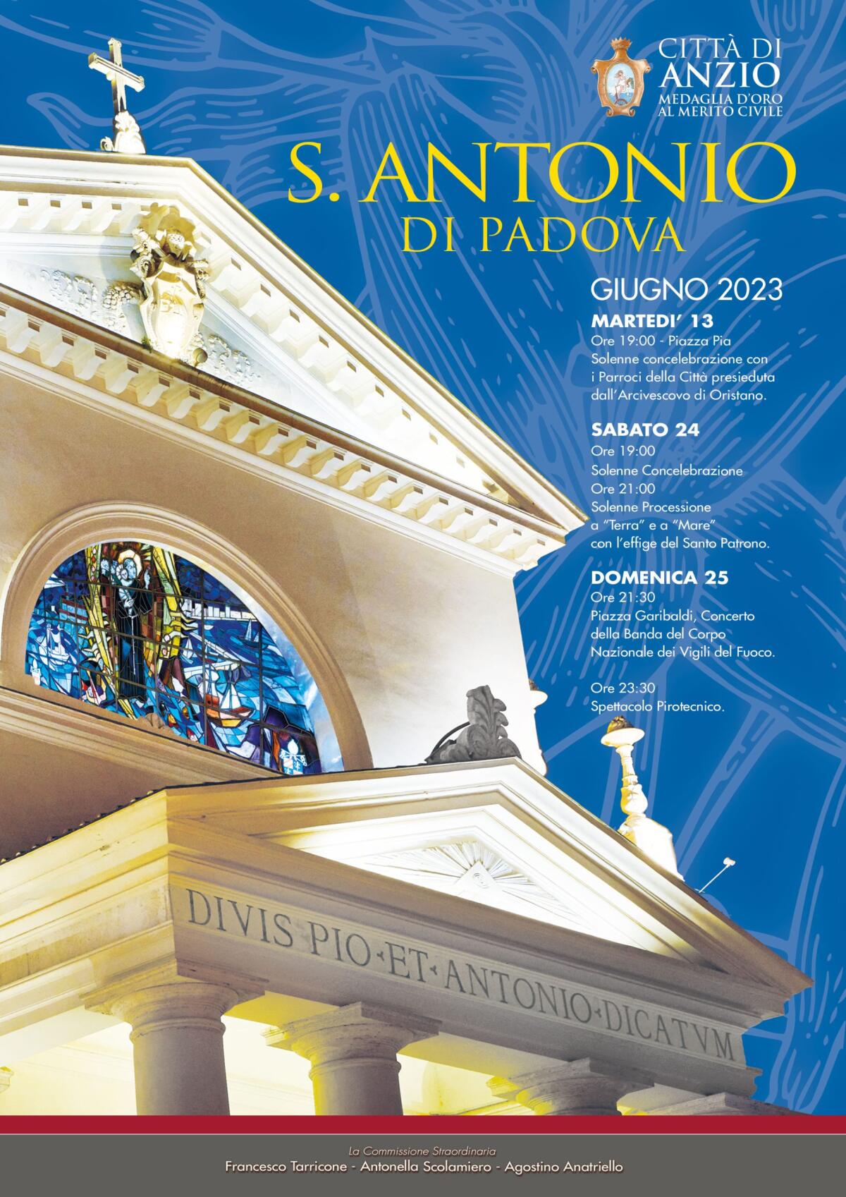 Entra nel vivo ad Anzio il programma civile e religioso della festa di Sant’Antonio di Padova. - 