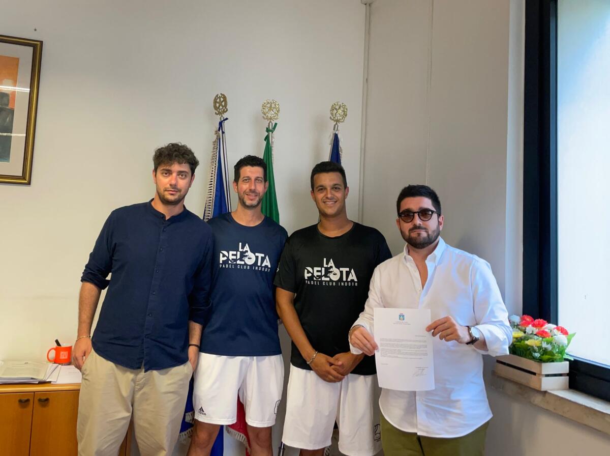 Latina - Ricevuti in Comune i campioni della Pelota Padel Club - 