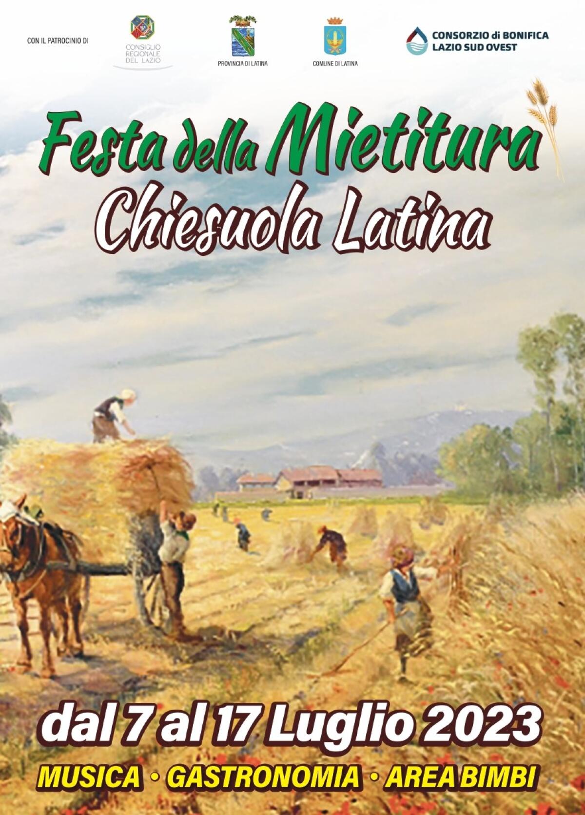 Entra nel clou la "Festa della Mietitura" a Chiesuola, a Latina - 