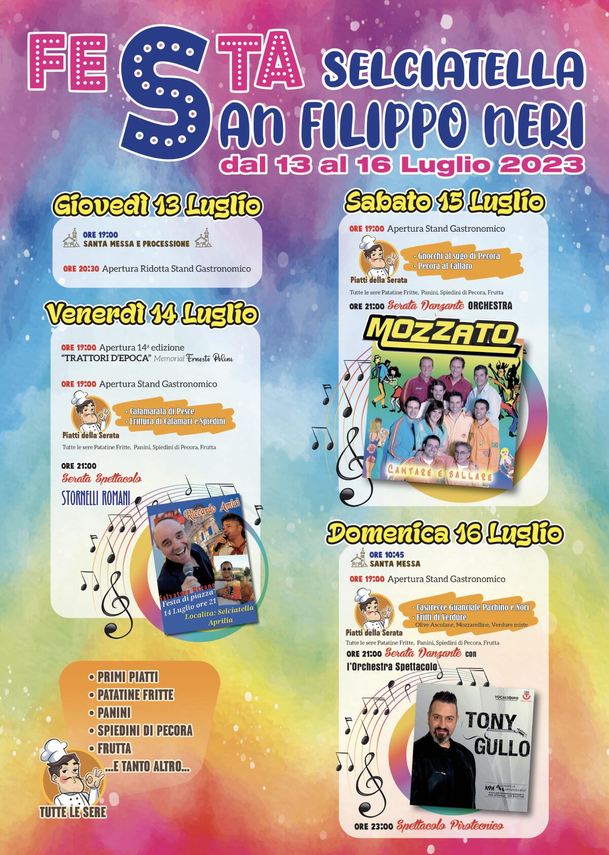 Selciatella in festa da questo giovedì 13 luglio. Si celebra San Filippo Neri. - 