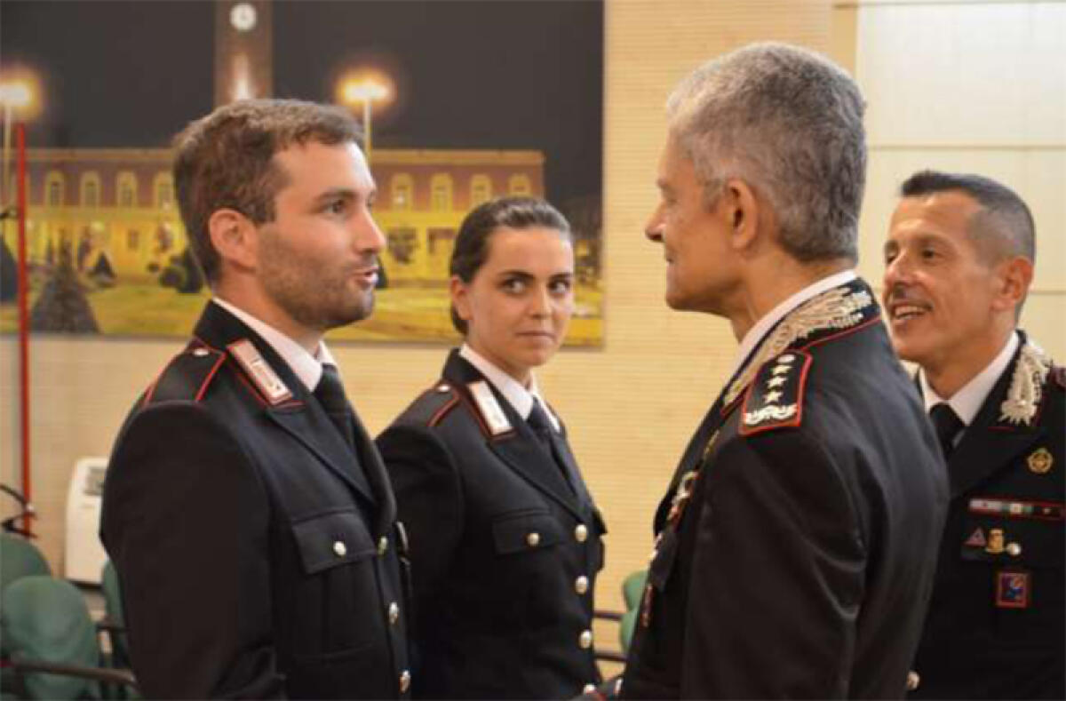 Visita al Comando Provinciale dei Carabinieri di Latina del Generale Antonio De Vita, per un saluto di commiato. - 