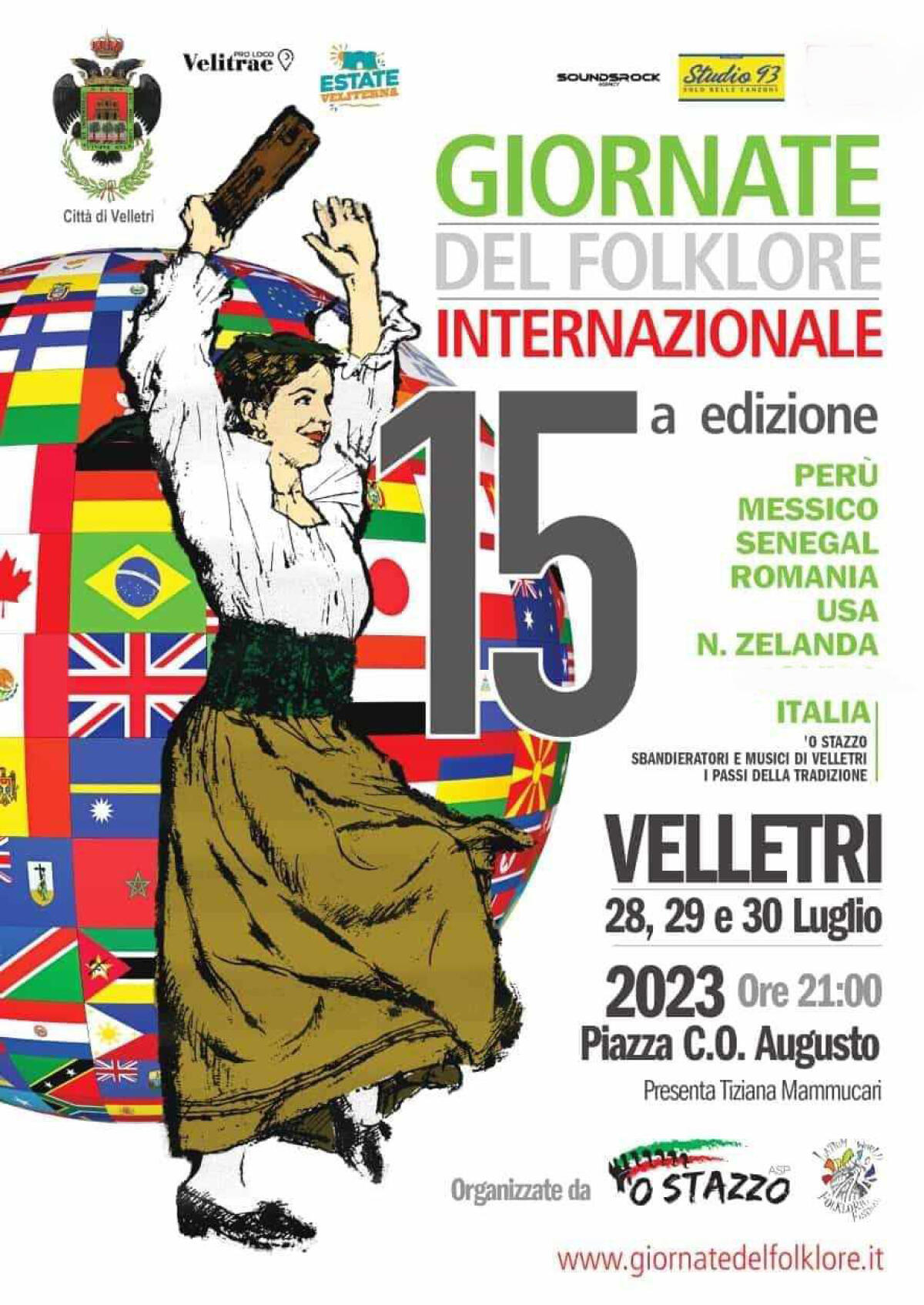 Questo fine settimana a Velletri la 15esima edizione delle “Giornate del Folklore Internazionale”. - 
