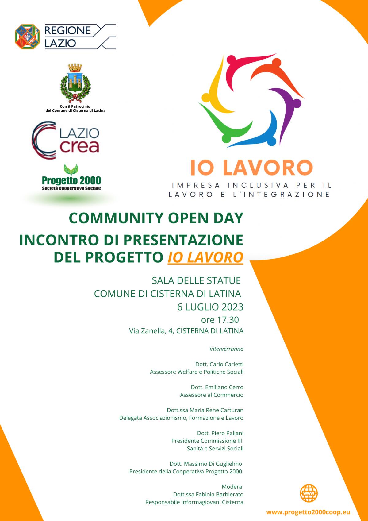 IO Lavoro, impresa inclusiva. Open day giovedì 6 luglio - 