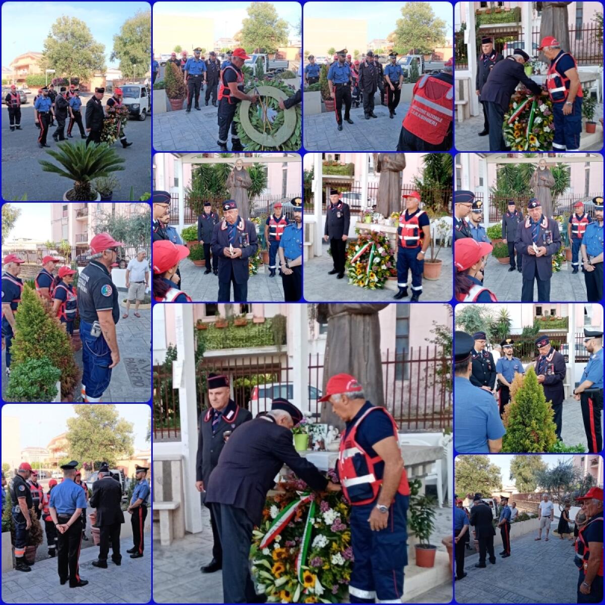 La sezione di Nettuno dell’Associazione Nazionale Carabinieri ed il nucleo di Protezione Civile ricordano il vice brigadiere Mario Cerciello Rega - 