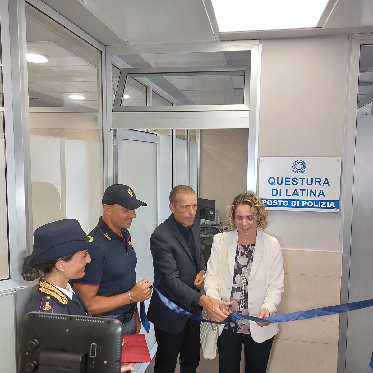 Inaugurato il nuovo posto di Polizia al pronto soccorso dell’ospedale Goretti di Latina. - 