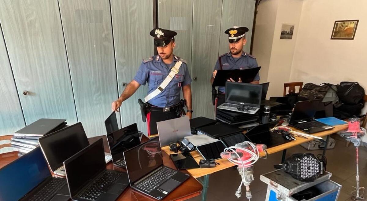 Materiale hi-tech rubato nascosto nel box: denunciato 43enne - 