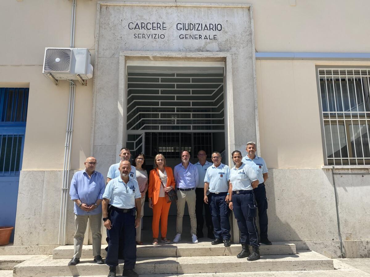 La sindaca Celentano in visita alla casa circondariale di Latina. - 
