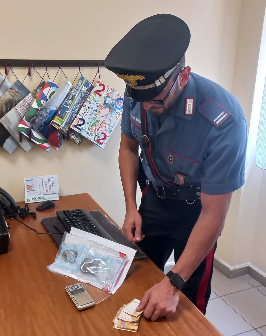 operazione antidroga dei Carabinieri di Roma