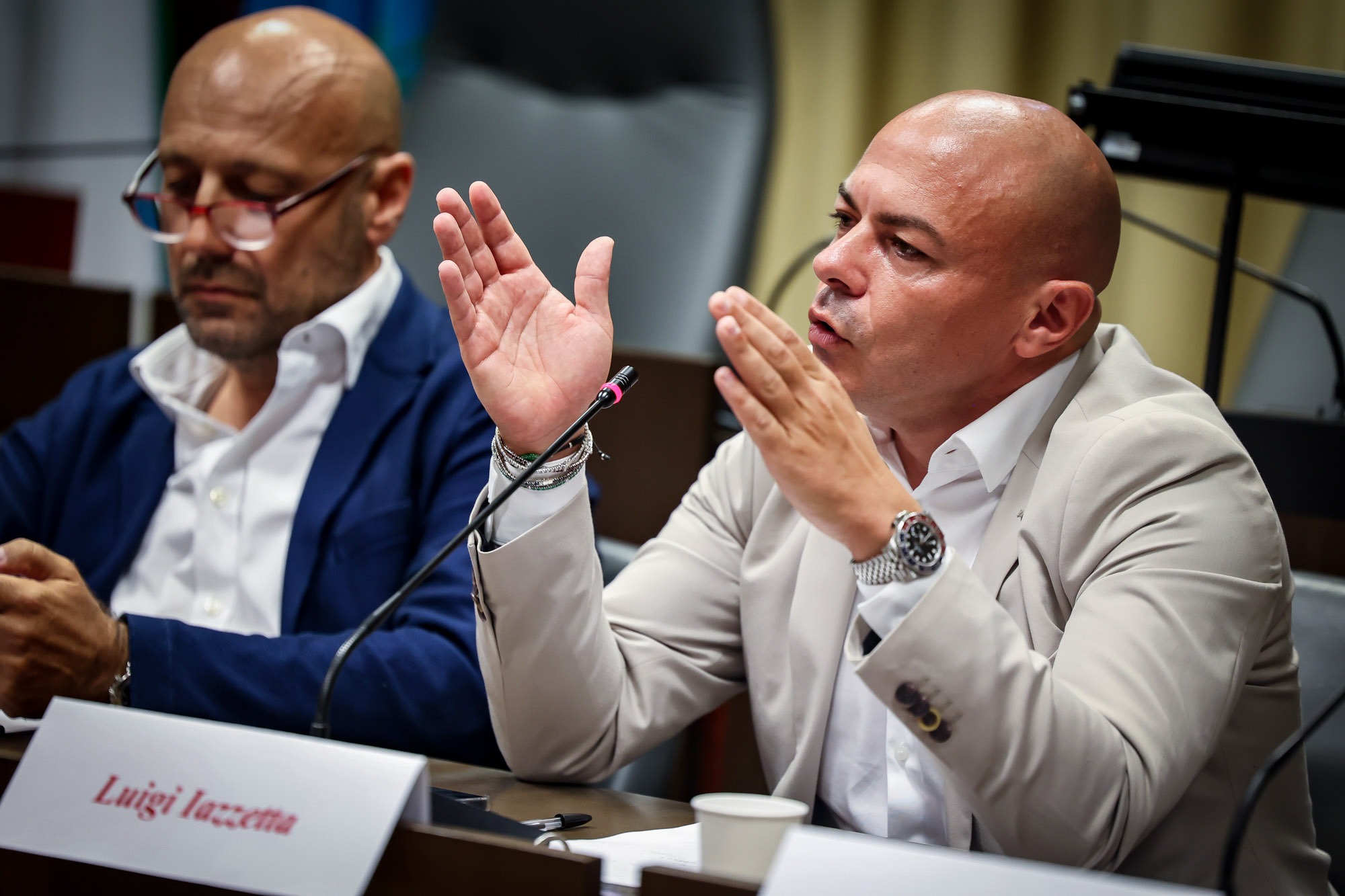 Luigi Iazzetta, presidente del Cisterna Volley