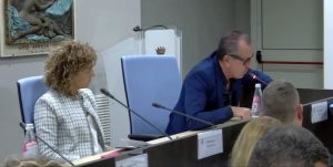 Rino Savini interviene prima della votazione