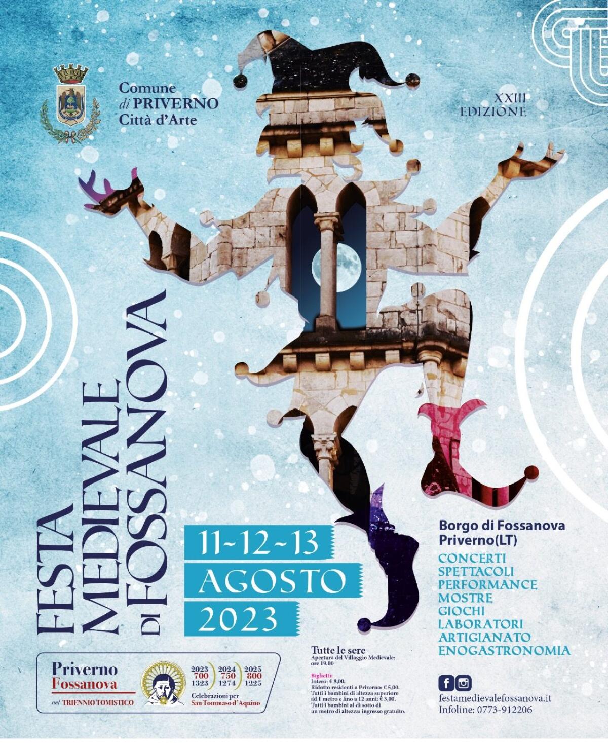 Fossanova si tinge di Medioevo. Serate a tema da venerdì 11 a domenica 13 agosto - 