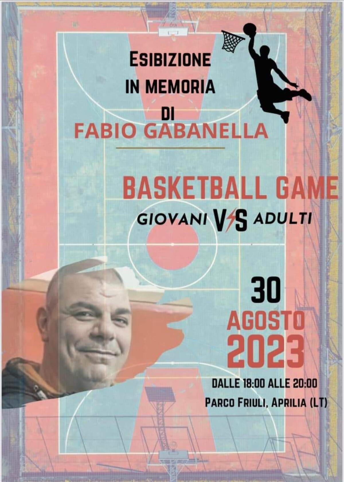 Aprilia - Memorial Gabanella al Parco Friuli - 