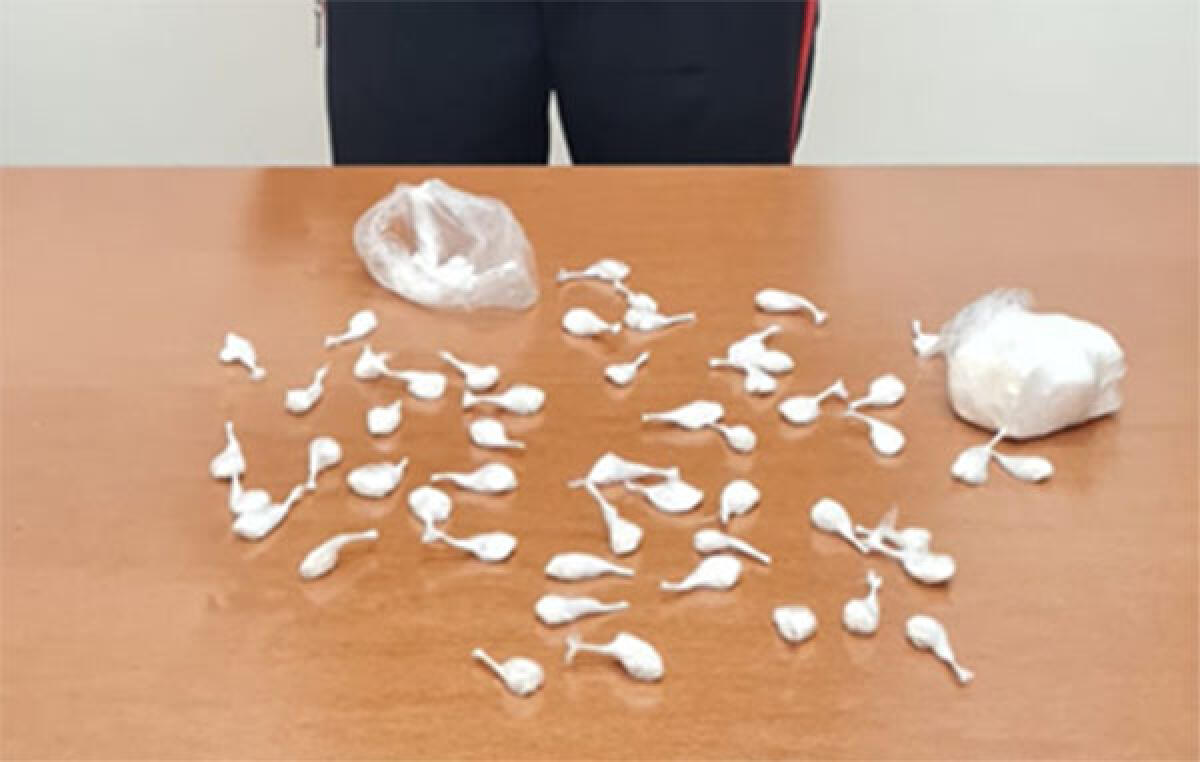 Coppia in manette nel sud pontino, deteneva oltre un etto e mezzo di cocaina. - 