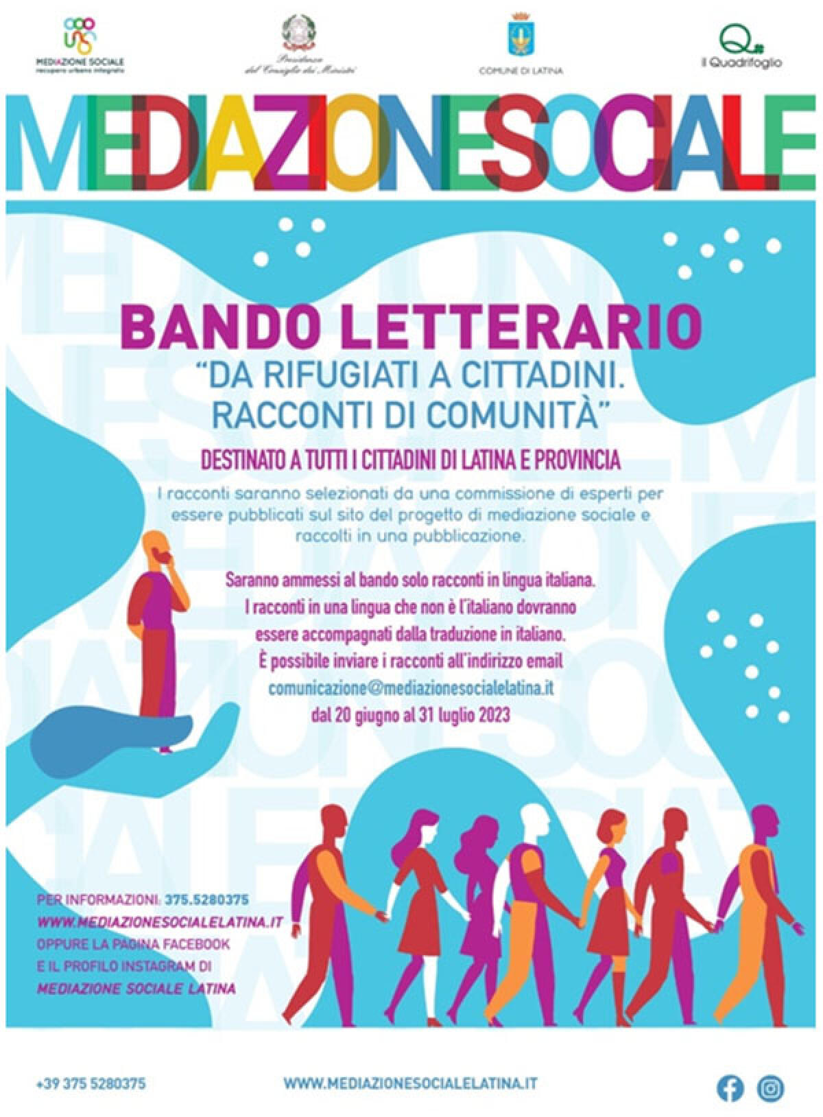 "Da rifugiati a cittadini. Racconti di comunità": c'è tempo fino al 15 settembre per partecipare al bando letterario - 