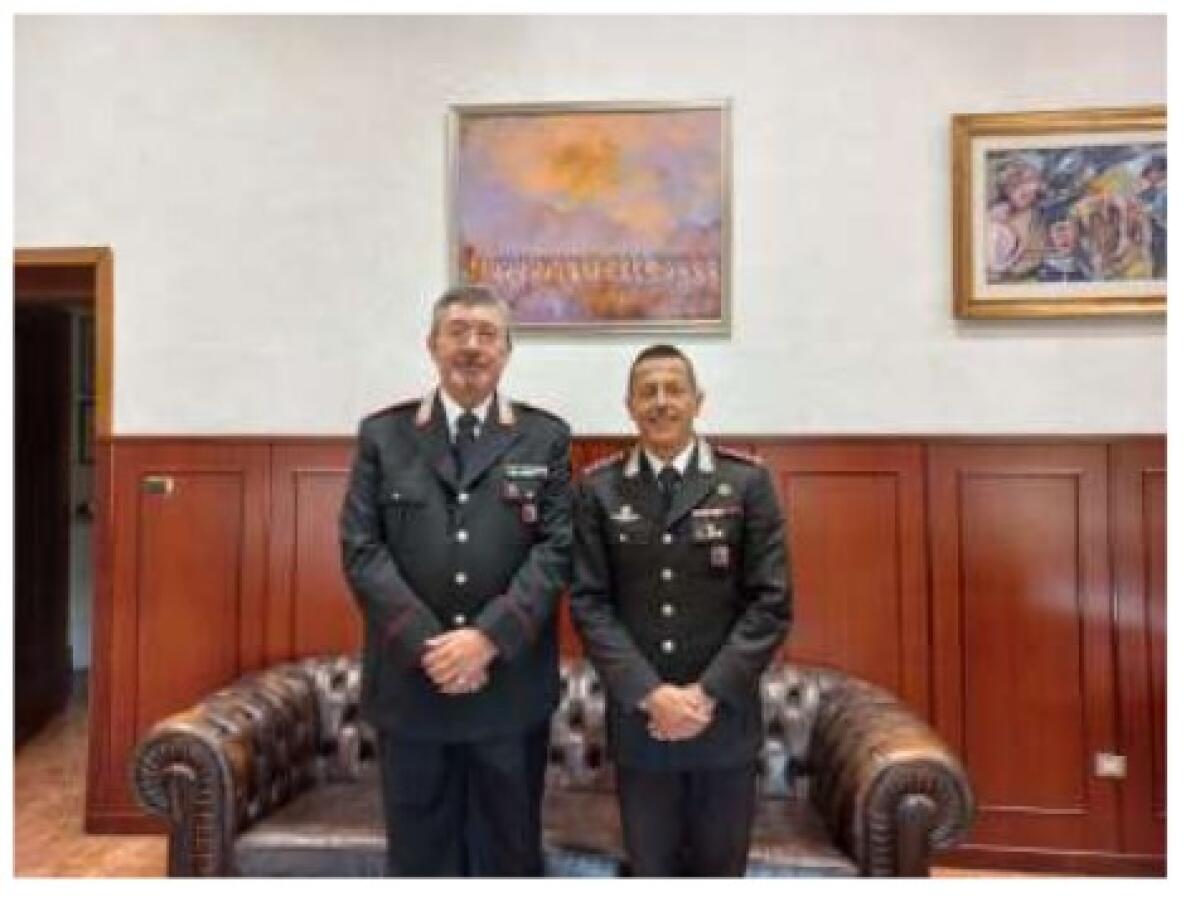 Latina - Congedo per i Luogotenenti Mancini e Pilia. Il saluto del Comandante D'Aloia - 