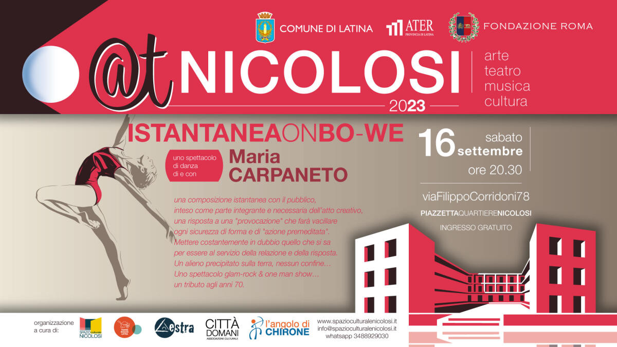 Nuovi appuntamenti a Latina questo weekend con la rassegna “@tNicolosi”. - 