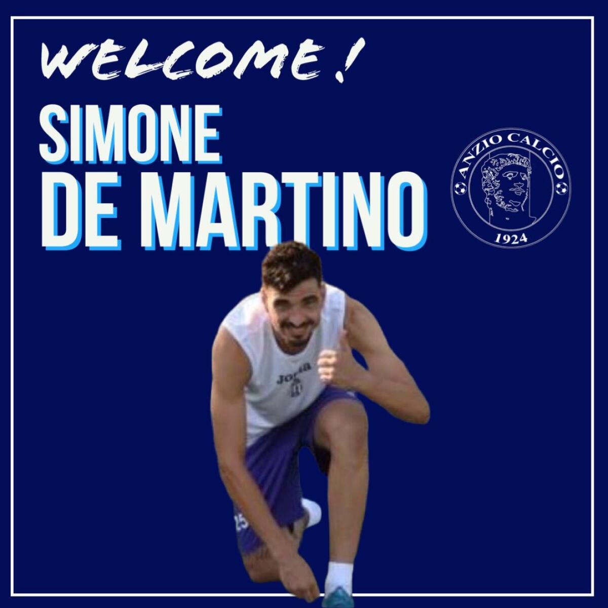 Calcio serie D - Simone De Martino nuovo giocatore dell’Anzio - 