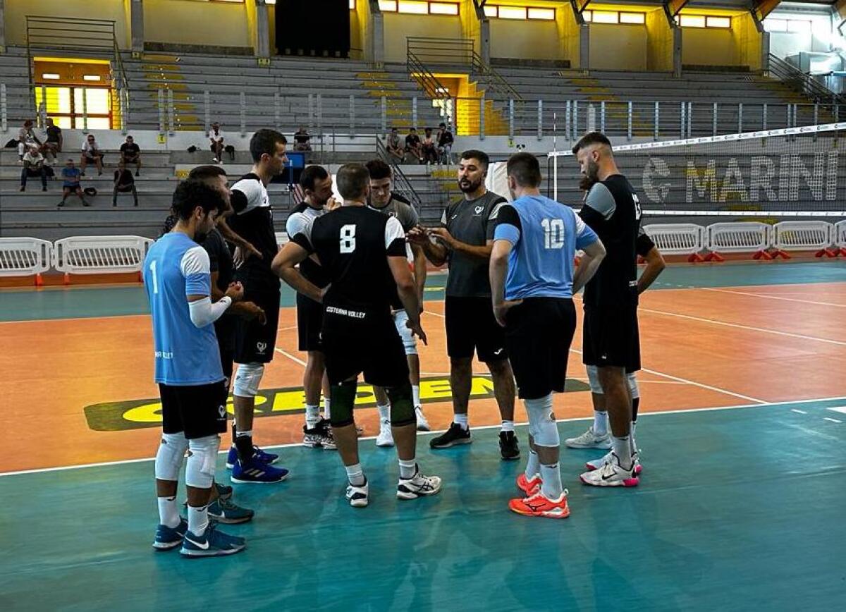 Pallavolo maschile Superlega: il Cisterna Volley si impone in tre set nell’allenamento congiunto con Marcianise. - 