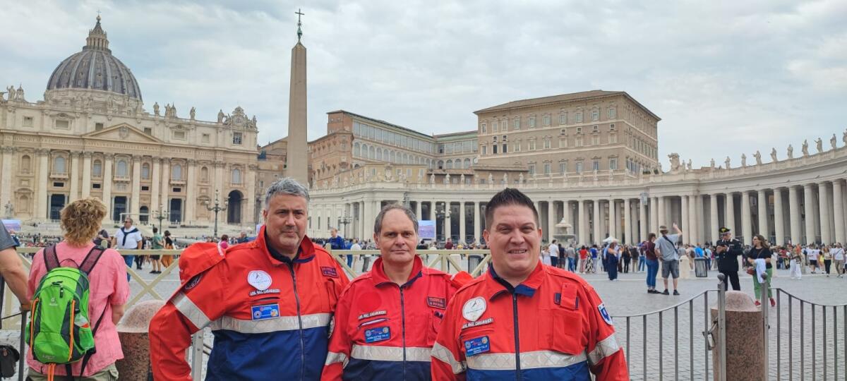 Udienza dal Santo Padre per i militari dell’Arma, l’Anc Protezione Civile di Anzio e Nettuno in supporto - 