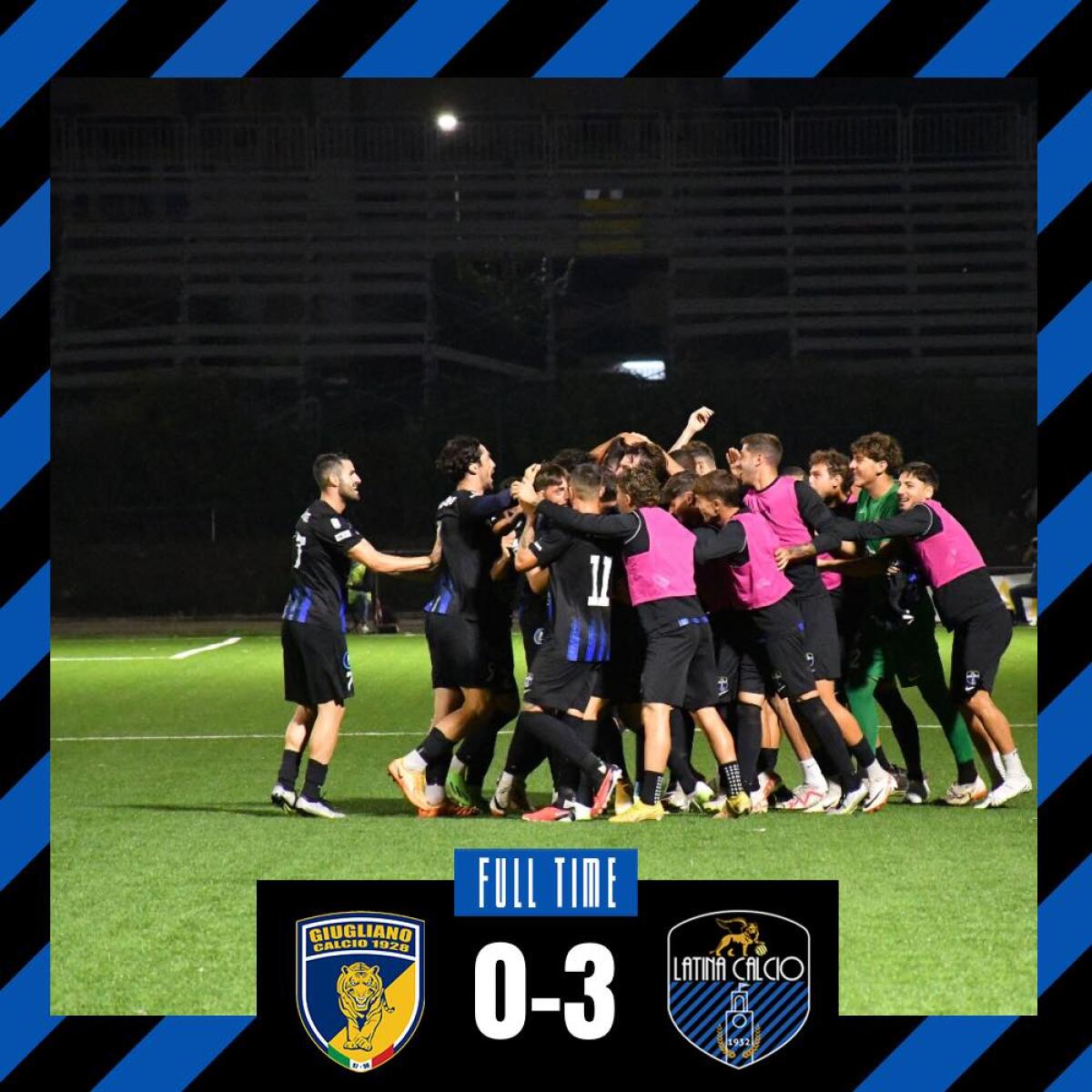 Calcio di Lega Pro: il Latina batte il Giugliano e raggiunge la vetta della classifica. - 