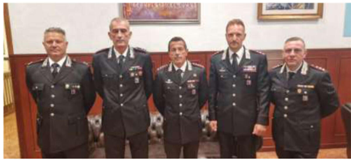 Avanzamento di grado per alcuni ufficiali del comando provinciale dei carabinieri di Latina, la cerimonia - 