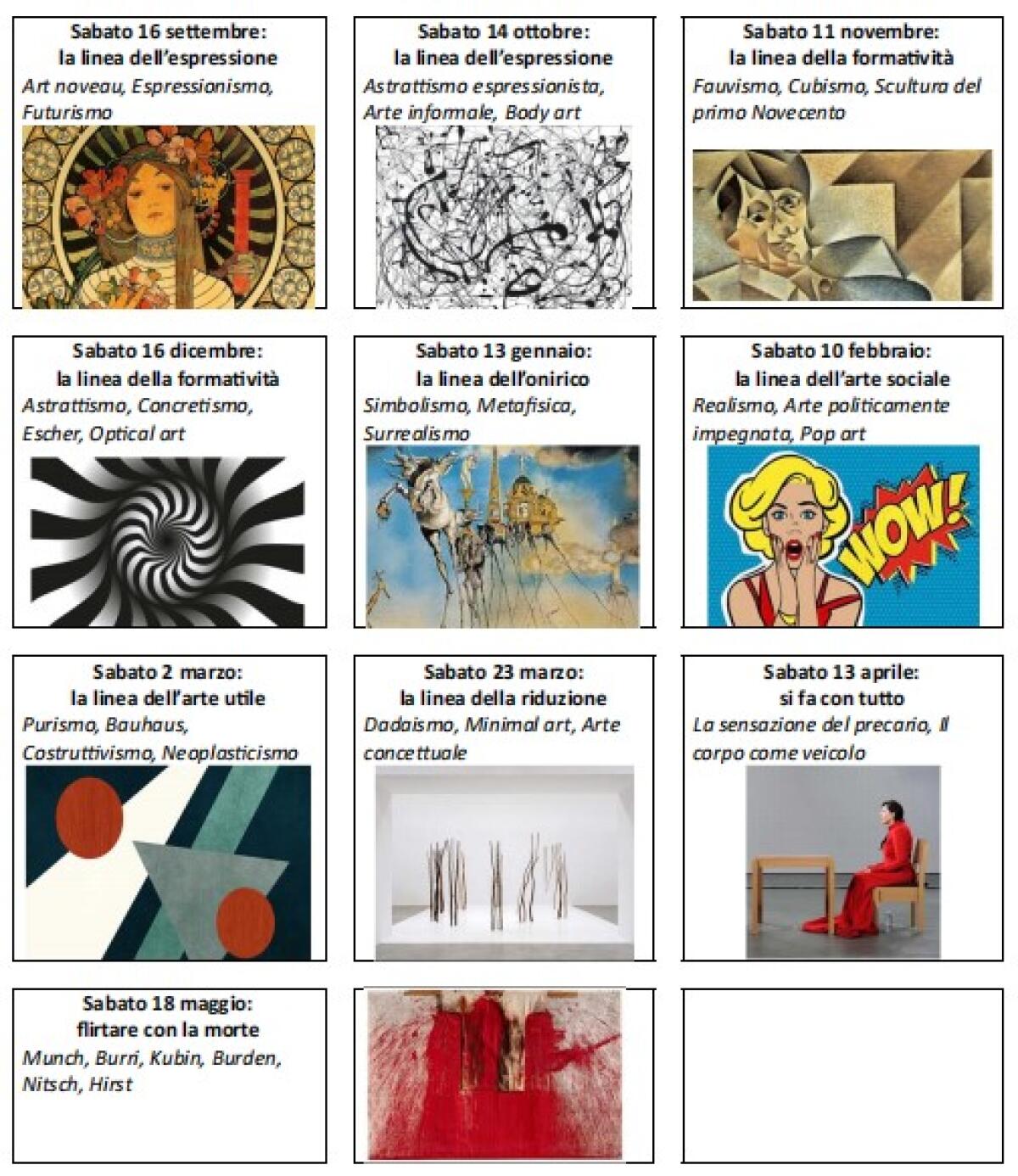 Al via le lezioni di storia dell’arte ad Aprilia con l’associazione “L'Occhio di Horus”. - 