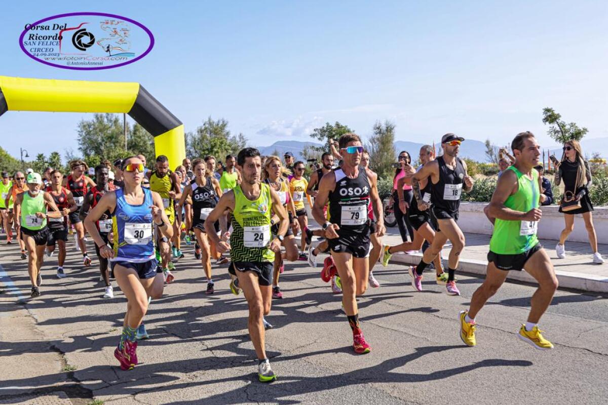 Oltre 200 atleti a San Felice Circeo e Novara per la Corsa del Ricordo - 