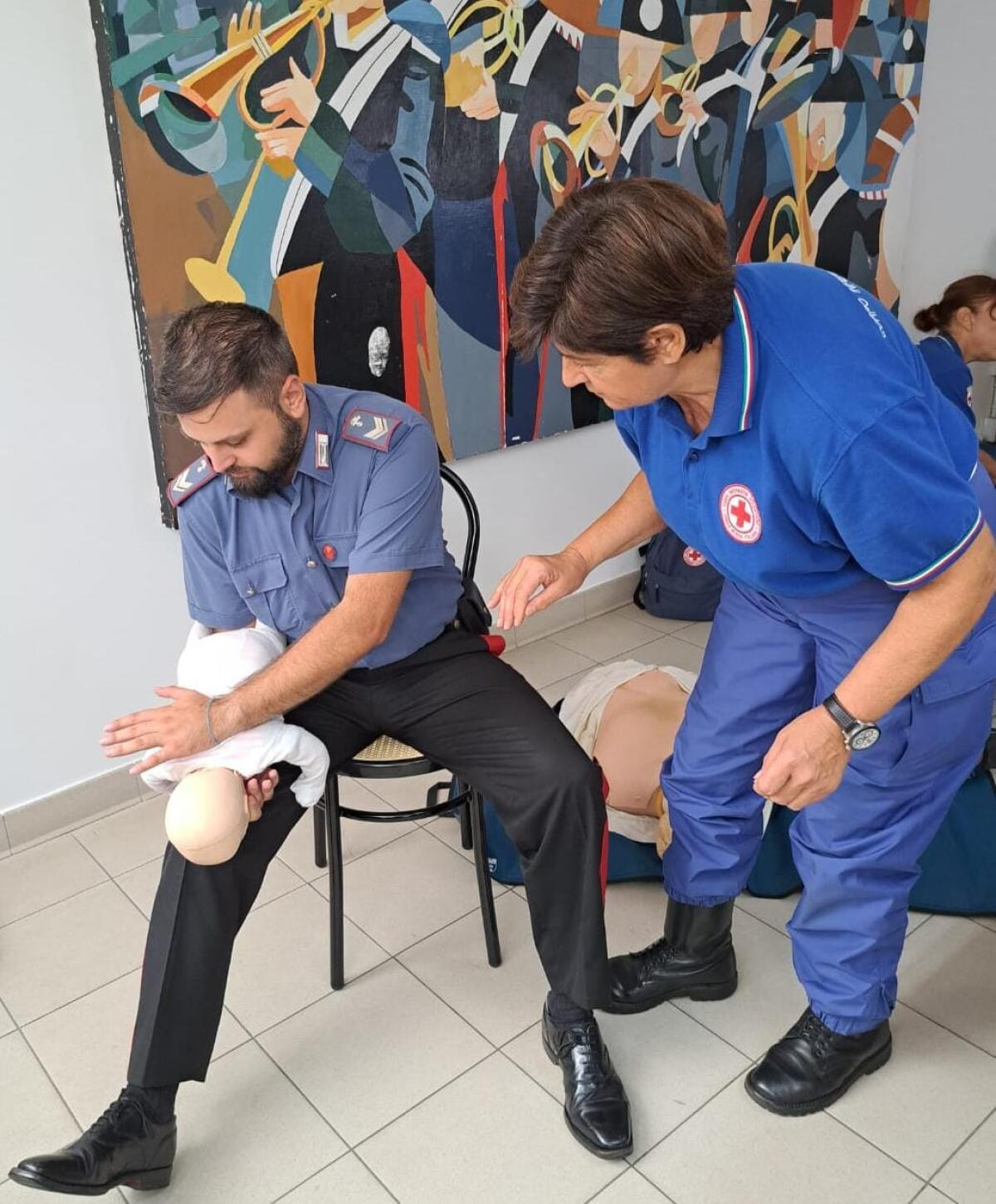 Quattro giornate di formazione per addetti al primo soccorso al Reparto Territoriale di Aprilia dei Carabinieri. - 