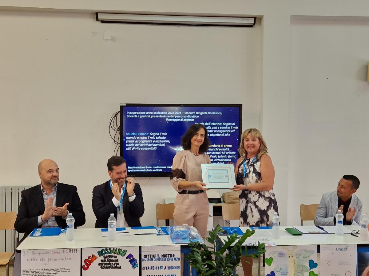 L’IC Manfredini di Pontinia è la prima Scuola Amica dell’Unicef in provincia di Latina - 