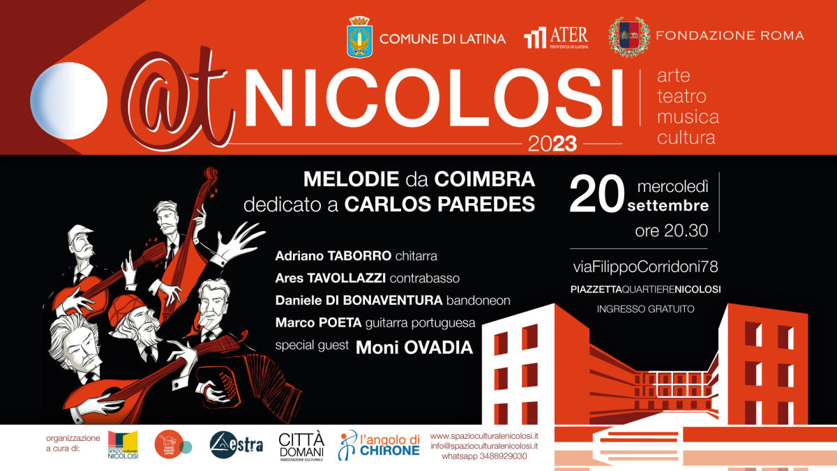 @tNicolosi a Latina, si chiude con il Fado Portoghese e la partecipazione straordinaria di Moni Ovadia - 