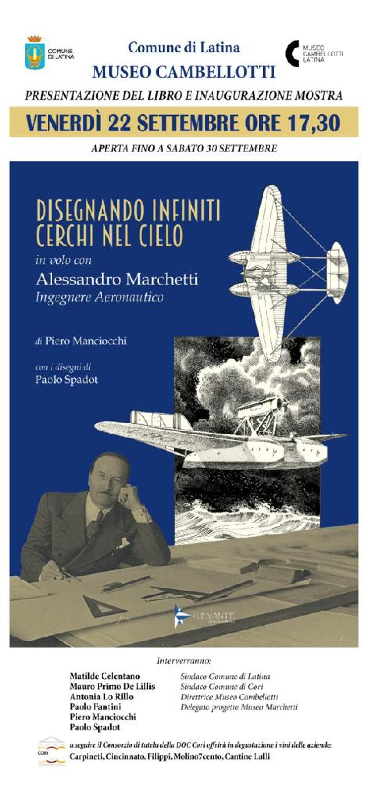 In volo con Alessandro Marchetti, doppio appuntamento al Cambellotti di Latina - 