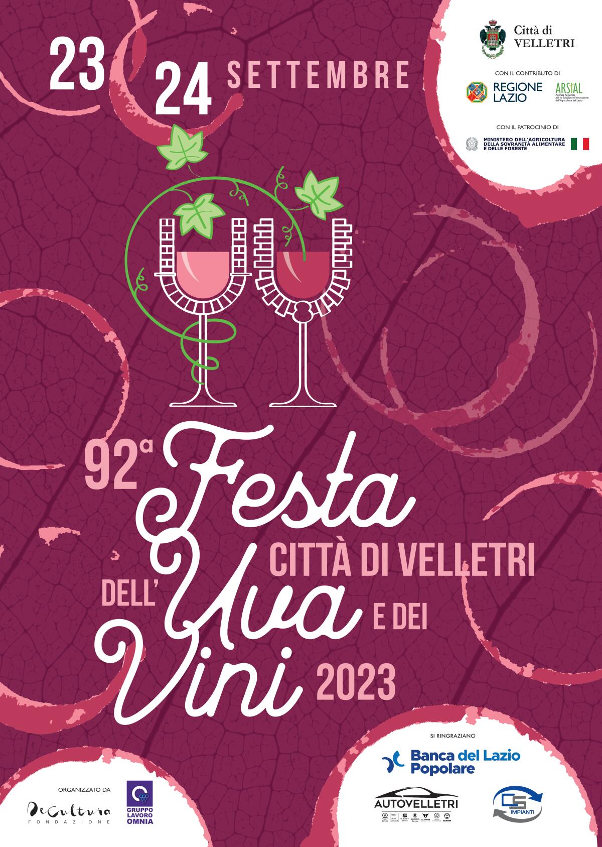 Maltempo, rinviata di una settimana la Festa dell'Uva e dei Vini di Velletri - 