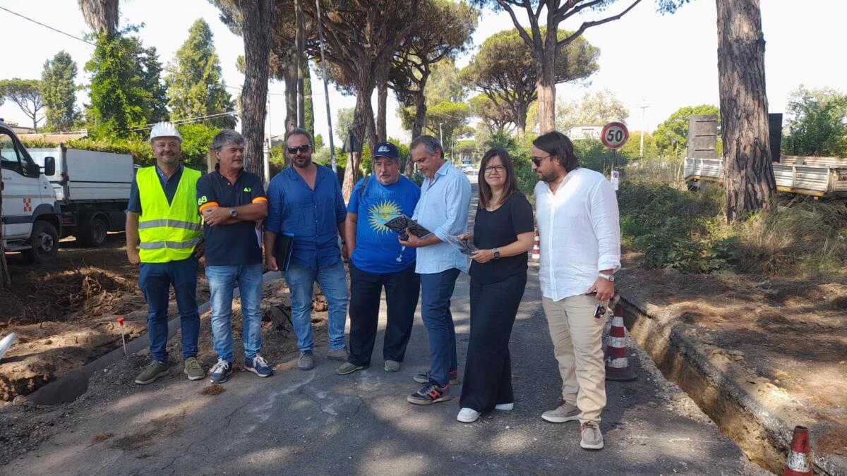 Latina - Via Nascosa, primo sopralluogo al cantiere: lavori da terminare entro metà ottobre - 