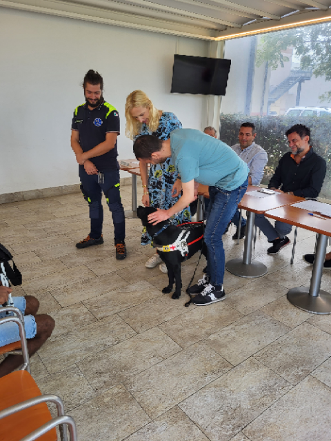 Pets  - la consegna di Tea a Jacopo, da parte della Signora Ingrid Strom