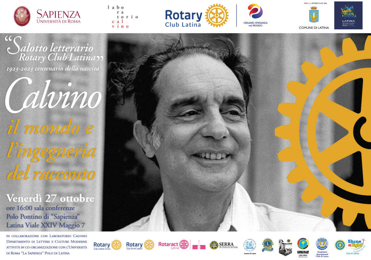 Centenario della nascita di Italo Calvino, il Rotary Club Latina organizza una giornata di studio - 