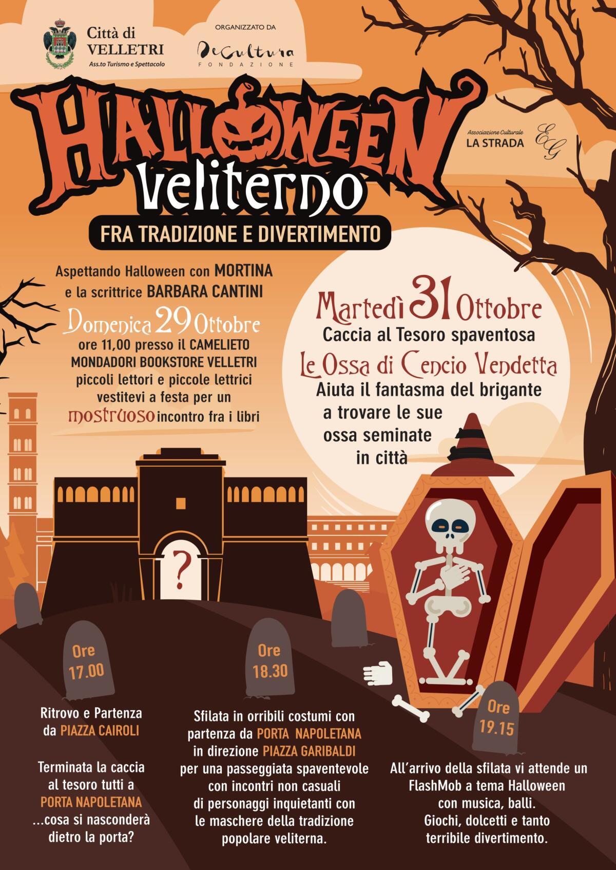 VELLETRI - “Halloween veliterno”, fra tradizione e divertimento domani e martedì eventi in tutto il centro storico. - 