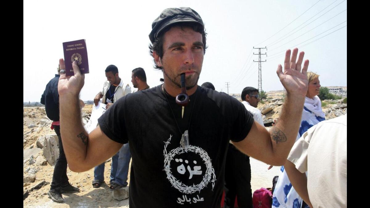 "Gaza restiamo umani", l'Anpi di Aprilia ricorda Vittorio Arrigoni - 