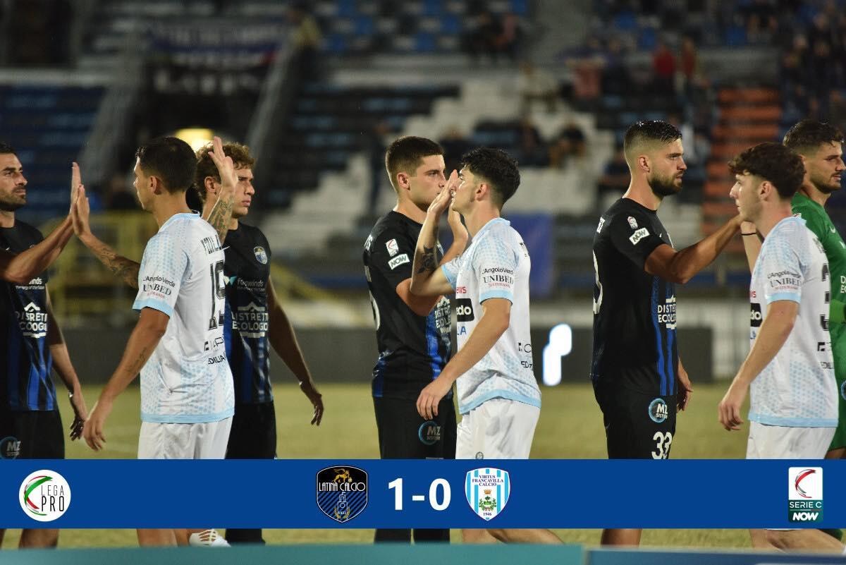 Calcio di Lega Pro: Latina supera in casa la Virtus Francavilla e sale in terza posizione. - 