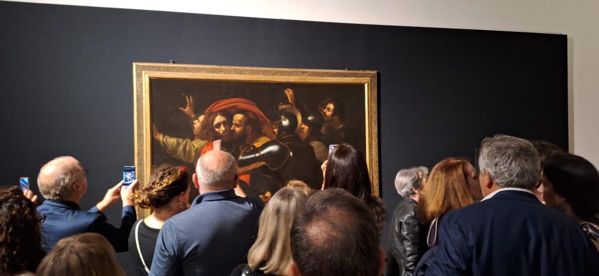 Ad Ariccia in mostra fino a gennaio il capolavoro di Caravaggio: "La Presa di Cristo" - 