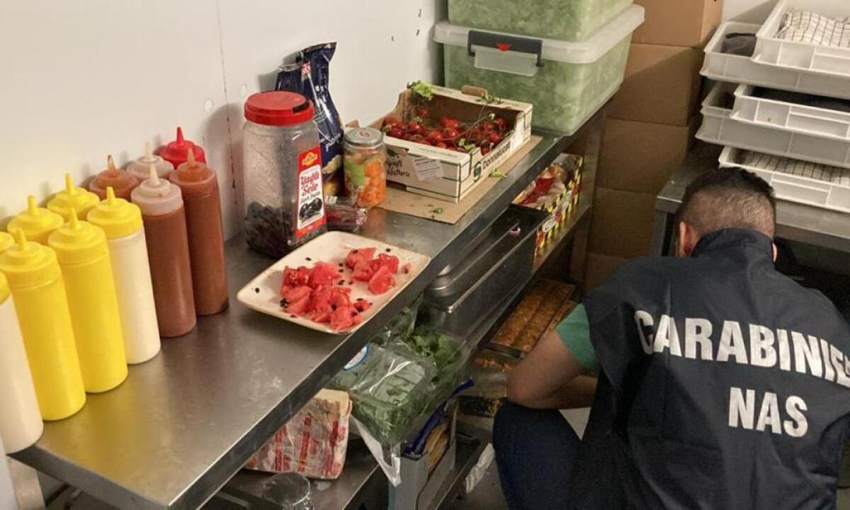 Controlli del Nas: tre ristoranti di Latina e Cisterna nei guai. Quasi mezzo quintale di alimenti sotto sequestro. - 